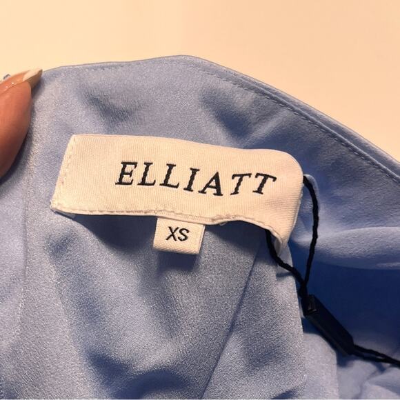 Elliatt Camo Halter Dress in Blue NWT XS - Picture 10 of 13